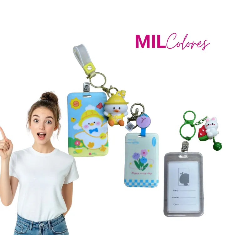 PORTA CARNET LLAVERO
