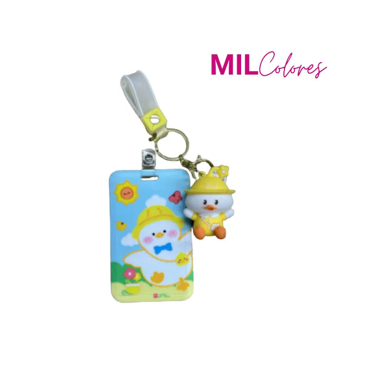PORTA CARNET LLAVERO