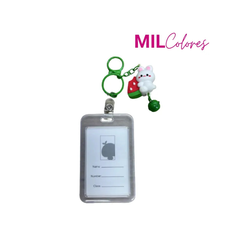 PORTA CARNET LLAVERO