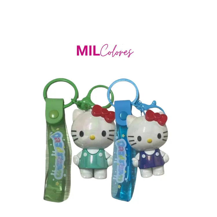 Llavero hello kitty brillante