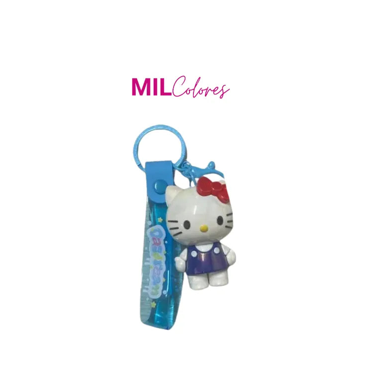 Llavero hello kitty brillante