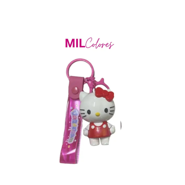 Llavero hello kitty brillante