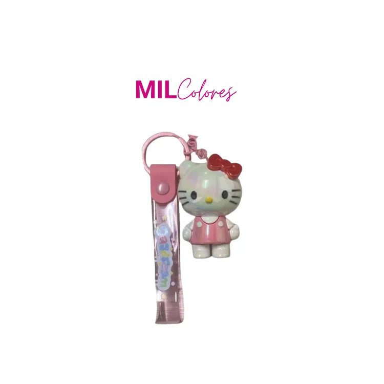 Llavero hello kitty brillante