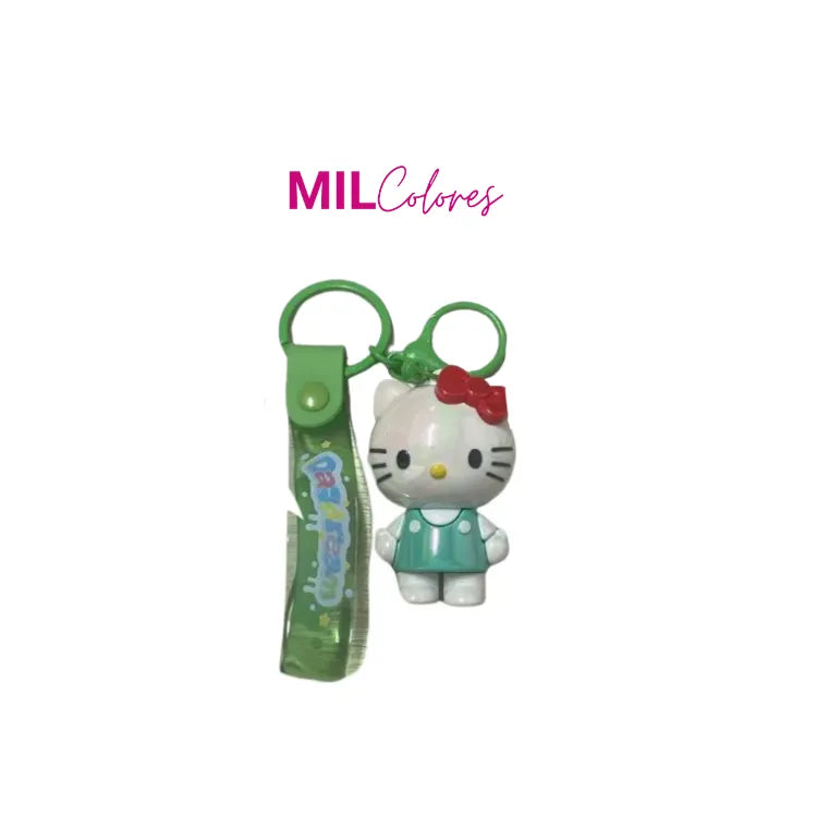 Llavero hello kitty brillante