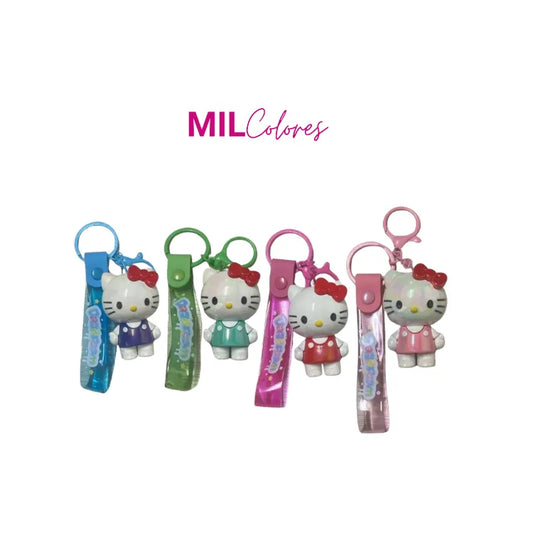 Llavero hello kitty brillante
