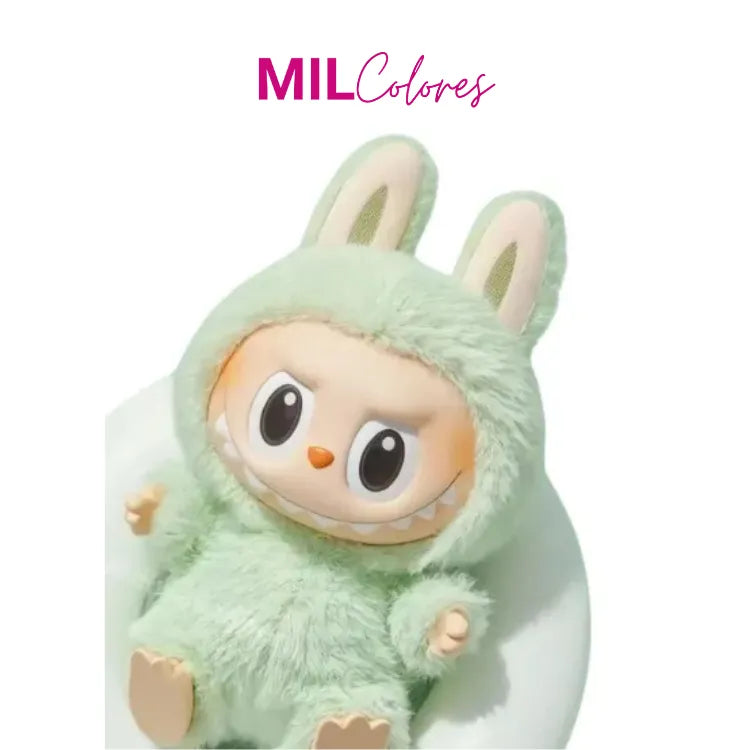 Llavero labubu peludo